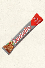 5 Pack Tadelle Sugar Free, Milk Chocolate Bar With Hazelnuts