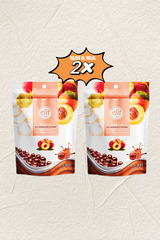 2 Pack Elit Milk Chocolate Covered Peach Drage