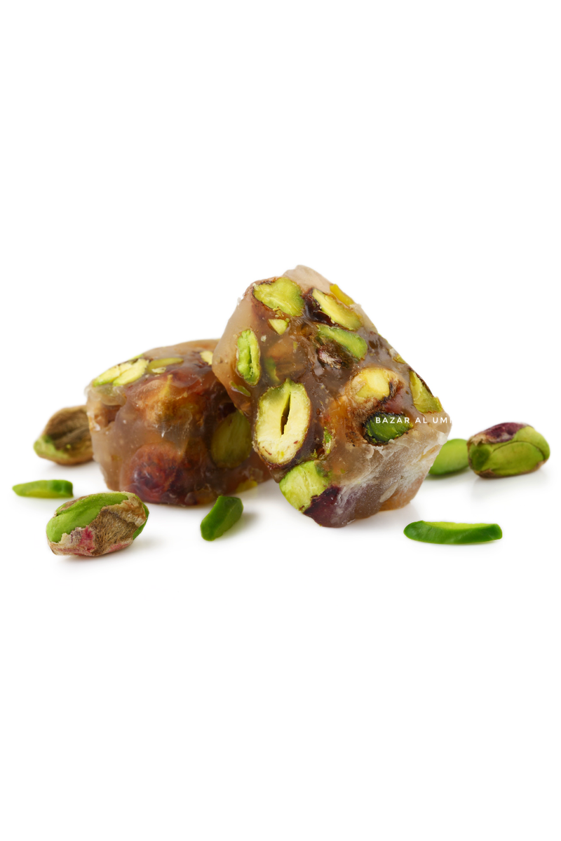 Halal Turkish Delight - Chewy Malban Pistachios