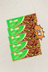 5 Pack Ulker Milk Chocolate Bar - Pistachios