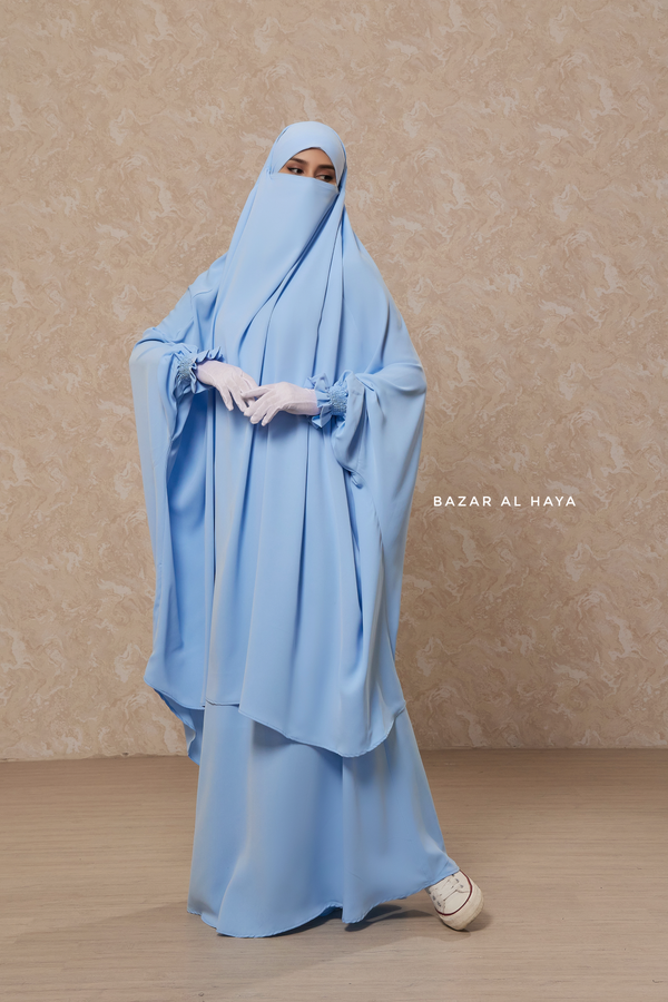 Olive Prayer / Salah Dress One Piece Jilbab 100% Cotton - Super Breath –  Bazar Al Haya