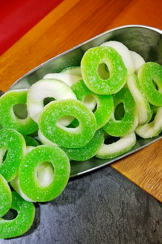 Halal Gummy - Sour Apple Rings